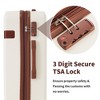 Whisen 4-Piece Luggage Set with Packing Cubes & TSA Lock (16"/20"/24"/28") - 4 of 4