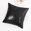 PiccoCasa Decors Sequin Throw Pillow Covers Shiny Sparkling Comfy Satin Cushion Covers - 3 of 4