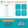 Hurricane Filters Replacement Spa Filter Cartridge for Unicel C-4320, PA20-4, Filbur FC-1215, Hayward MicroStar-Clear, CX200-RE, C-200RE, 4 Pack - 4 of 4