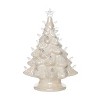 Transpac Small Pearlescent Ceramic Light Up Christmas Tree - Festive Decorative Object for Holiday Cheer - 2 of 4