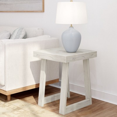 Plank+beam Classic Square Side Table, Slim Side Table For Living Room 