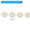 Unique Bargains Craft Wedding Party Decorative Faux Pearl Bead Garland - 2 of 4