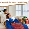 Tirrinia Heated Blanket, Wearable Electric Blanket, Plush Fleece Heating Blanket, Electric Throw Blanket for 5 Heating Levels, Winter Gifts - 2 of 4