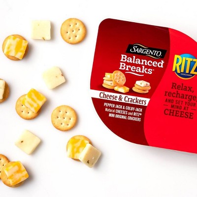 Sargento Balanced Breaks Cheese &#38; Mini Ritz Crackers - 4.5oz/3ct