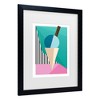 Trademark Fine Art - Frankie KerrDineen  Ice Cream Matted Framed Art - 3 of 4
