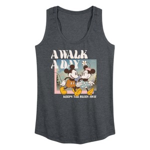 Women's - Disney - A Walk A Day Graphic Racerback Tank - 1 of 4