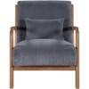 RISOKEYS Mid-Century Modern Accent Chair with Pillow: Stylish Corduroy Upholstery & Easy Assembly - for Living Room, Bedroom, Balcony Decor - 4 of 4