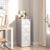 Munora - 3-Drawer Vertical File Cabinet with Lock - Heavy Duty for A4/Letter/Legal Files - White - 2 of 4