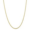 Black Bow Jewelry 2.8mm 10k Yellow Gold Diamond-Cut Solid Rope Chain Necklace - 3 of 4
