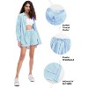 EXLURA Women's Summer 2 Piece Sets Long Sleeve Button Down Shirts Matching Short Sets Oversized Spring Vacation Outfits - 2 of 4