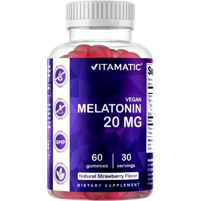 Melatonin 20mg - 60 Vegan Gummies