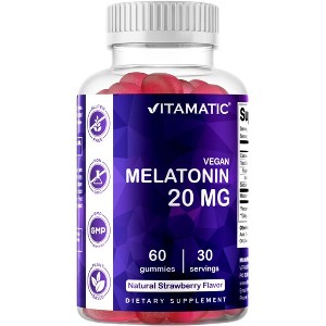 Melatonin 20mg - 60 Vegan Gummies - 1 of 4
