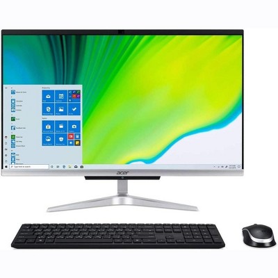 Acer Aspire All-in-One Computer 23.8" Full HD Display - 10th Gen Intel Core i3-1005G1  8GB DDR4 512GB SSD C24-963 - Manufacturer Refurbished