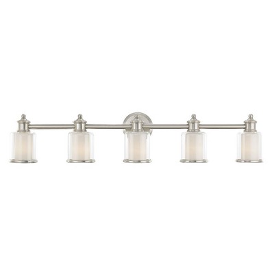 Livex Lighting Middlebush 5 - Light Vanity in  Brushed Nickel