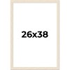 PosterPalooza | 26x38 Wide Barnwood Picture Frame, UV Acrylic, 6 Finishes - Grey, Brown, White, and Black - 2 of 4