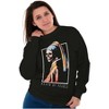 Girl With The Pearl Earring Skeleton Sweatshirt for Men or Women Brisco Brands - 4 of 4