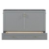Queen Size Murphy Bed with Drawer and USB Ports - 3 of 4