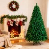 SUGIFT 6ft Premium Artificial Christmas Tree Pine Hinged Xmas Tree W/1000 Branch Tips & Metal Stand - 4 of 4