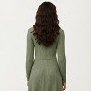 Anna-Kaci Women's Ribbed Knit A-Line Dress with Button Front Detail - 4 of 4