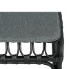 PAGED Outdoor Dining Chairs Set of 2 Wicker Patio Chairs with Back for Poolside, Garden, Backyard - 4 of 4