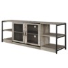 TV Stand Farmhouse Entertainment Center for 65 Inch TV Media Console Cabinet,Mesh Barn Door and Sturdy Metal Frame - 2 of 4