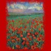 Men's Design By Humans POPPIES By creese T-Shirt - 2 of 4