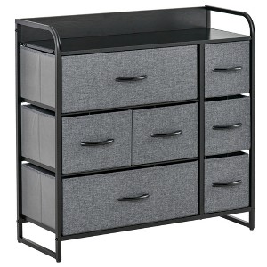 KTMBDW Dresser with 7 Drawers - Fabric Storage Tower, Organizer Unit for Bedroom, Closets - Steel Frame, Wooden Top & Easy Pull Fabric Bins - 1 of 4