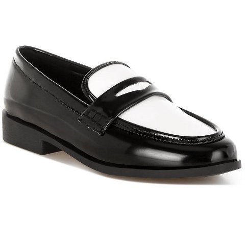 Женские туфли London Rag Womens BUGLE Duo Tone Penny Loafers 5