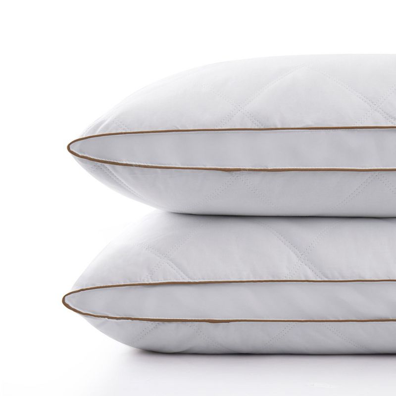 Peace Nest Gusseted Goose Down Feather Pillows Set of 2, 5 of 8