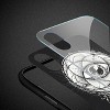 Reiko iPhone XS Max Hard Glass Design TPU Case with Dreamcatcher Design in Black - 3 of 4