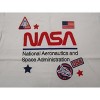 NASA Logo & Printed Patches Crew Neck Short Sleeve Athletic Heather Girl's T-shirt - image 2 of 3