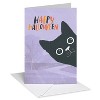 8ct Halloween Cards Black Cat - 2 of 4