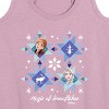 Women's - Frozen 2 - Magic Of Snowflake Christmas Graphic Racerback Tank - 2 of 4