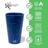 Silipint: Silicone Pint Glasses: 2 Pack Speckled Blue - 16oz Unbreakable Cups - 2 of 4