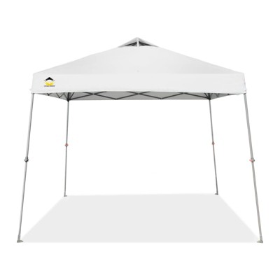 9x9 Pop Up Canopy Tent with Roller Bag – Slant Leg Outdoor Shade for Events & Camping