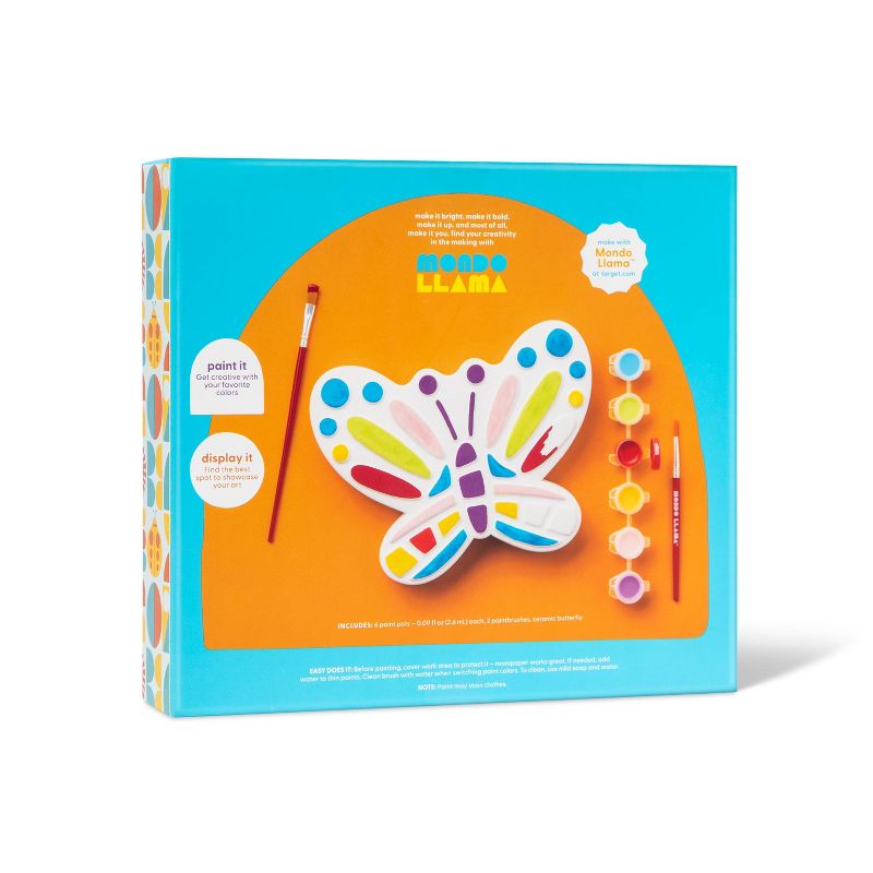 Paint-Your-Own Stepping Stone Butterfly DIY Art Kit - Mondo Llama&#8482;, 4 of 6