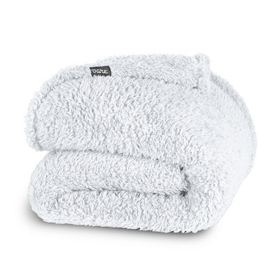 Cozy Faux Shearling Bed Blanket by Bare Home