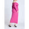 ELOQUII Women's Plus Size Off Shoulder Maxi Dress - 3 of 4