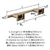 Amerock Bronx Wall Mounted Towel Bar - 4 of 4