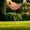 Sunnydaze Outdoor Staked Metal Bird Bath - Copper UV-Resistant Finish - 34.25" H - 2 of 4