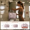 Small Gym Bag for Women with Yoga mat Holder, Mini Duffle Bag for Travel with Wet Pocket - 2 of 4