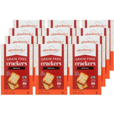 Absolutely Gluten Free Original Crackers - Case of 12/4.4 oz