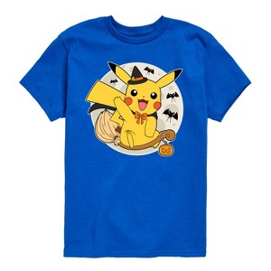 Boys' - Pokémon - Pikachu Moon Witch Short Sleeve Graphic T-Shirt - 1 of 4
