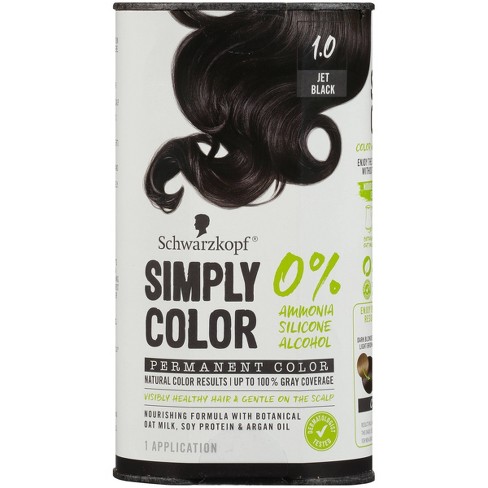 Hair Fly Coloring Cream Colors 1.0 - Bluish Black 125g