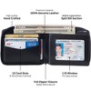 Alpine Swiss Logan Zipper Bifold Wallet For Men or Women RFID Safe Comes in a Gift Box - 3 of 4