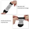 Unique Bargains Dog Cats Non-Slip Socks Shoe Pattern Paw Protection and Traction Black White 4 Pcs - 3 of 4
