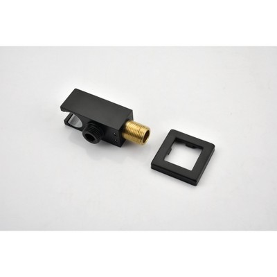 ONWITH Brass Matte Black Shower Faucet Set Shower System
