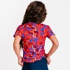 Calypsa Girl's Round Neck Surfer Swim Top - 2 of 3
