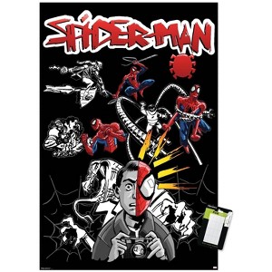 Trends International Marvel Spider-Man: Inked - Spider-Sense Unframed Wall Poster Prints - 1 of 4