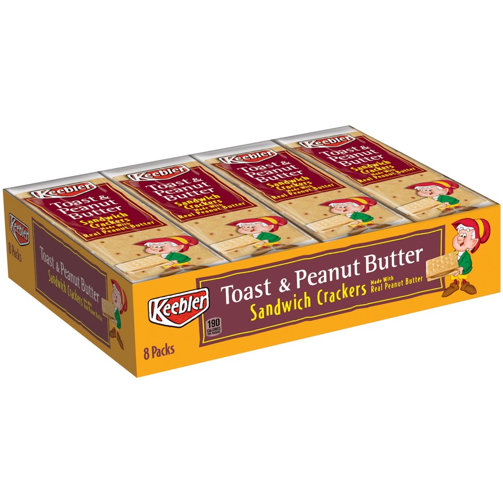 UPC 030100473572 product image for Keebler Toast & Peanut Butter Sandwich Crackers 8 pk | upcitemdb.com